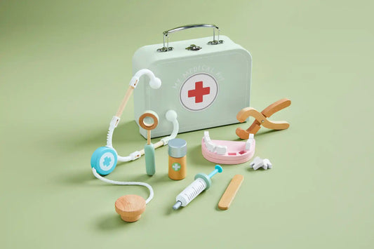 Mud Pie - Medical Kit Wood Toy Set