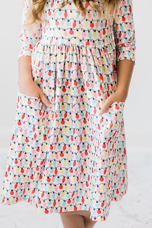 Mila and Rose - Merry and Bright Pocket Twirl Dress