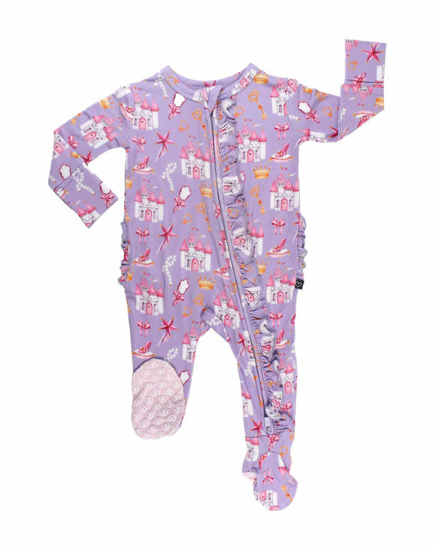 Lev baby - Amelia Ruffled Zippered Footie