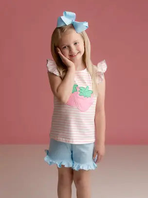 Orange Poppy - You're Berry Special Short Set