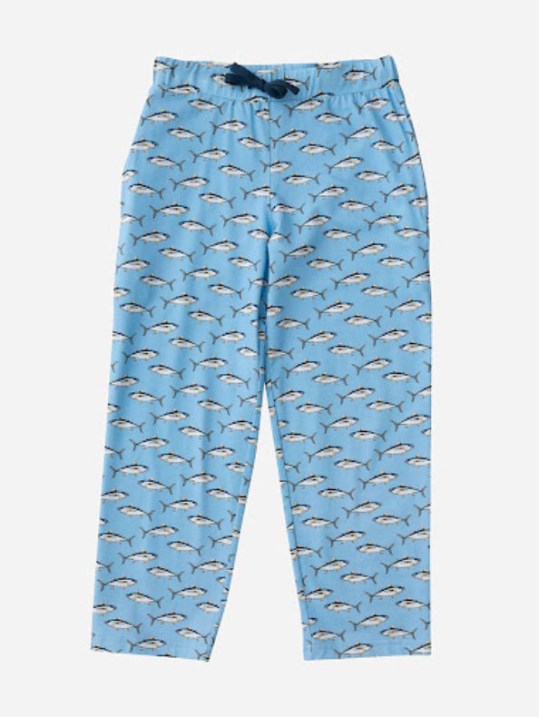 PRODOH - Boy Lounge Life Pant Powder Blue Fish Print