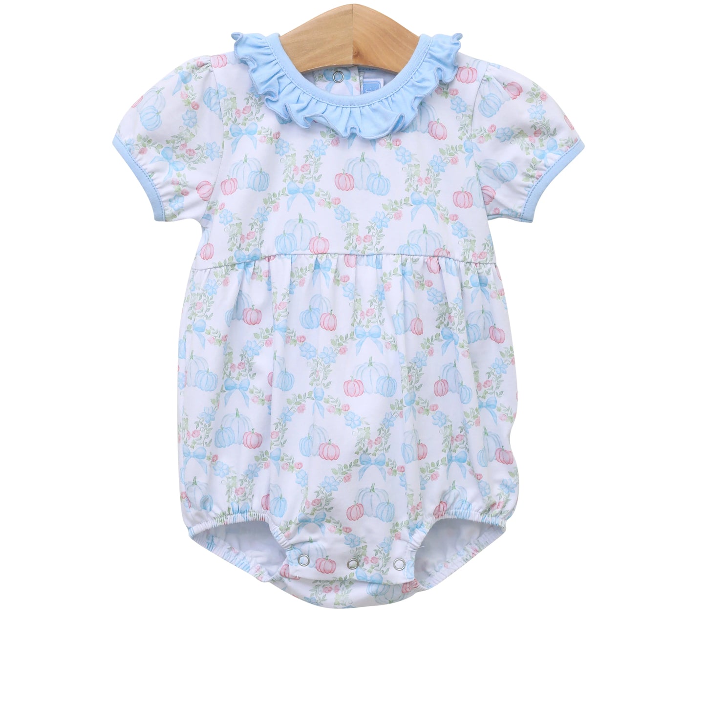 Trotter Street - Pumpkin Floral SS Bubble