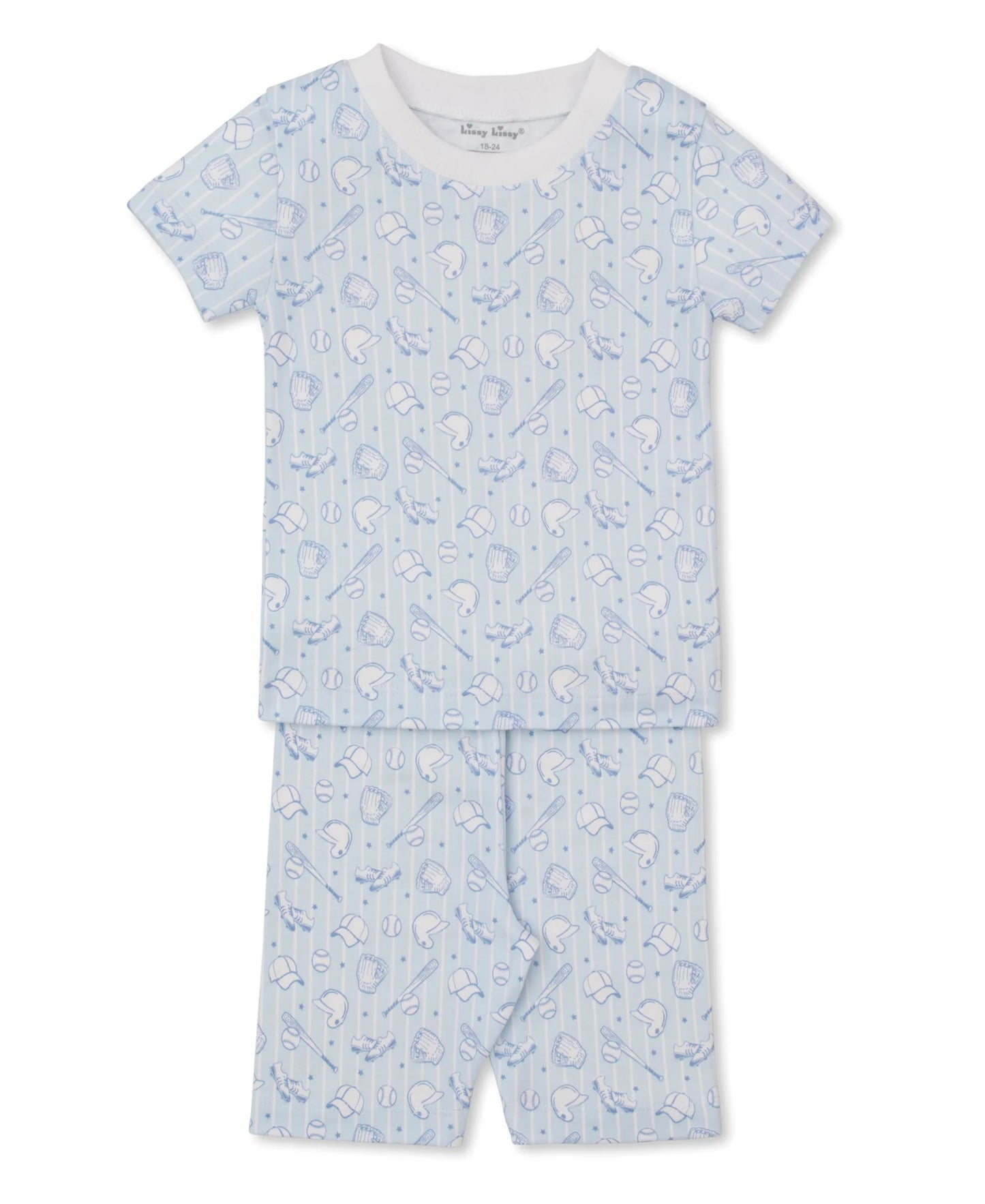 Kissy Kissy - Backyard Baseball Short PJ set