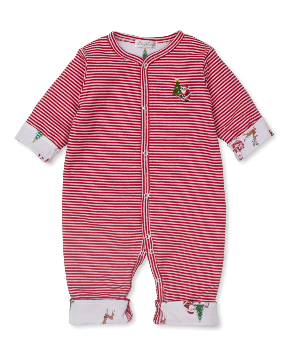 Kissy Kissy - Santas Sleigh Reversible Playsuit