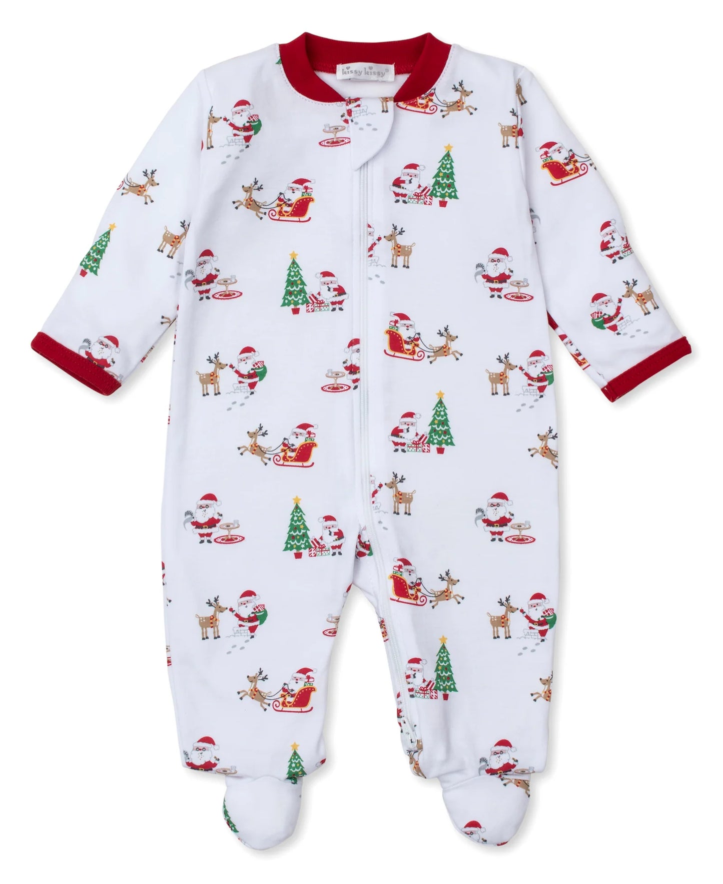 Kissy Kissy - Chrismagic - Footie with Zip PRT