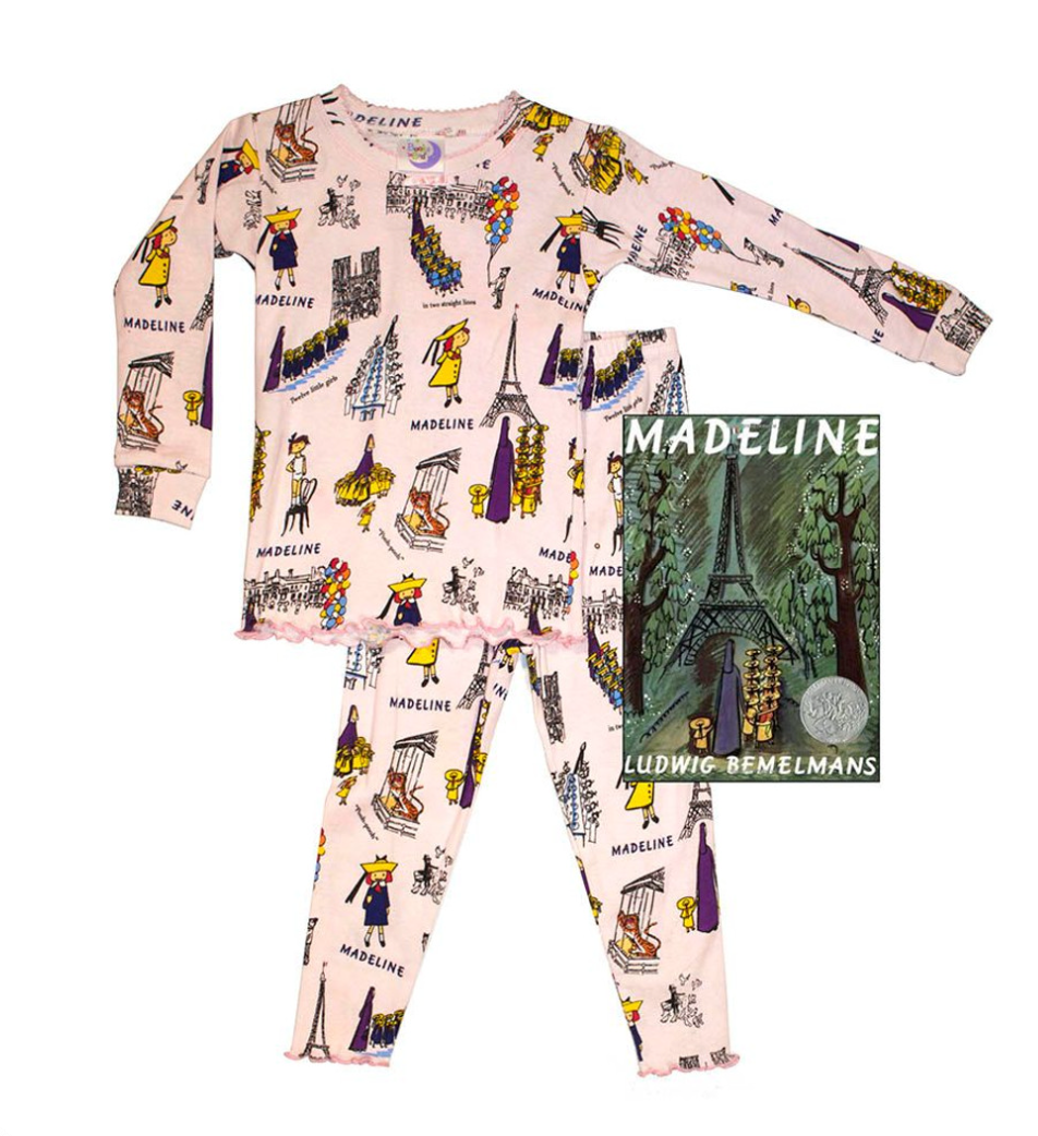 Books To Bed - Madeline Pajama + Book Set