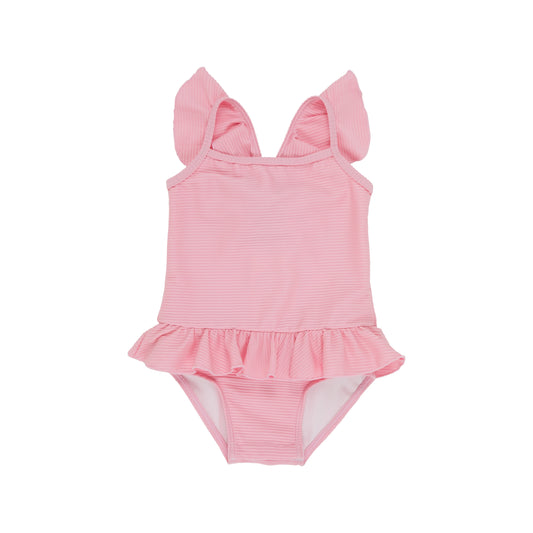 The Beaufort Bonnet - St. Lucia Swimsuit (Ribbed) Pier Party Pink