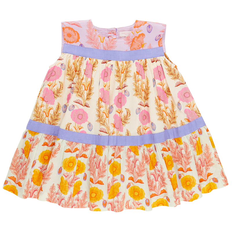 pink chicken monroe dress strapless open back dress Pink Chicken Monroe Girls Dress 4 / Gray Stripe at Mini Ruby Contemporary
