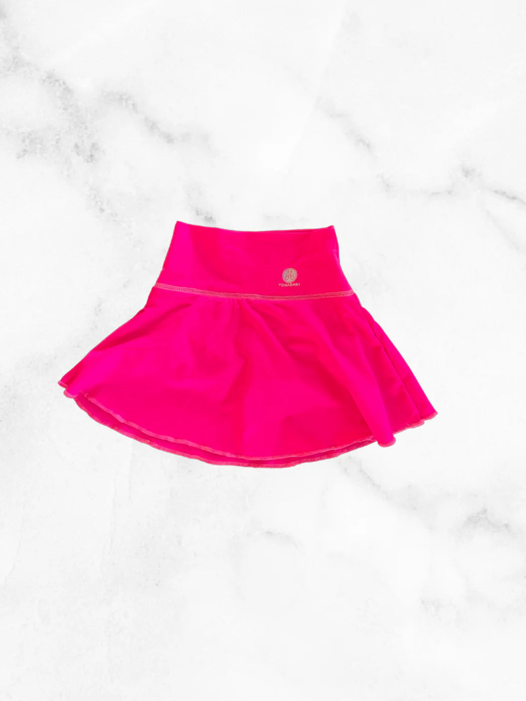 Yoga Baby - The Pink Splash Collection - Hot Pink Tennis Skirt