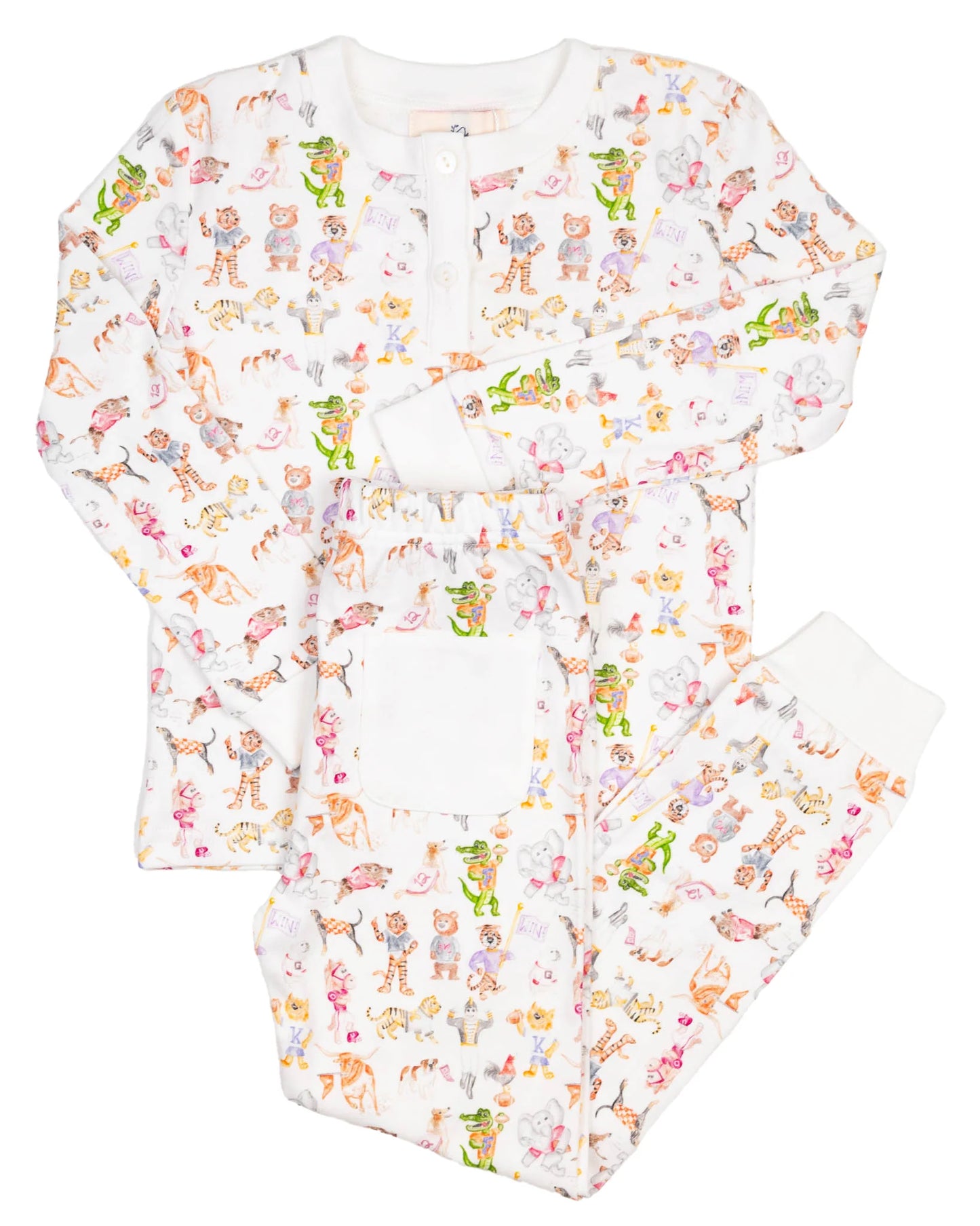 Smockingbird - Mascot Mayhem Pajama Set