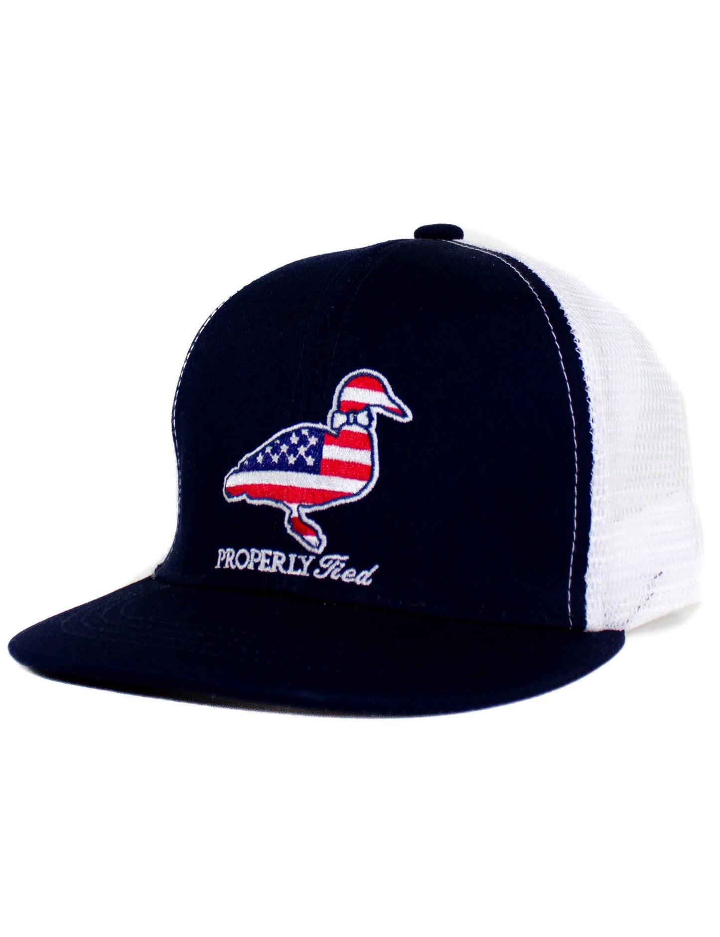 Properly Tied - Boys Trucker Hat Americana Logo
