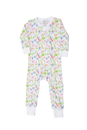 The Proper Peony - Fairies Zipper PJ with Feet