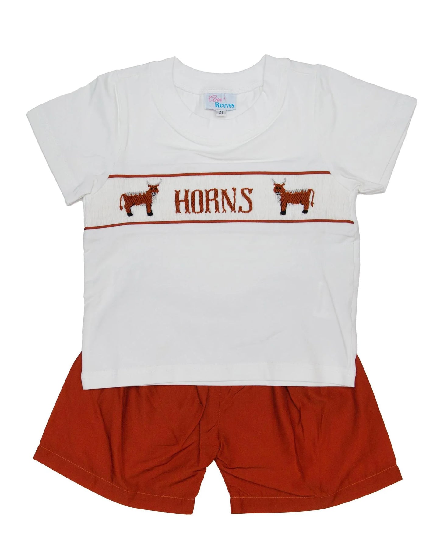 Ann + Reeves Robert Shorts Set - How Bout Them Horns