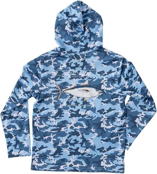 Prodoh - Pro Performance Hoodie T-Shirt - Blue Camo 24