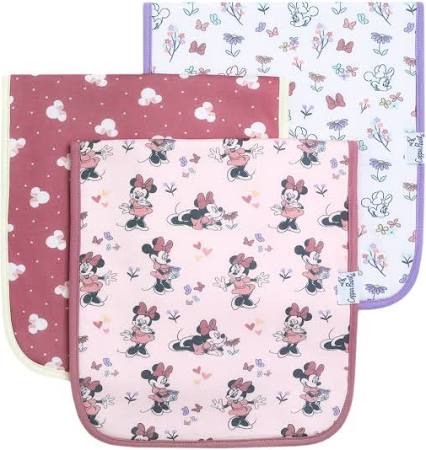 Copper Pearl - Minnie Mouse Burp Cloth Set (3-Pack)
