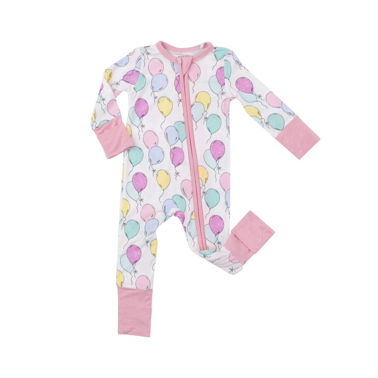 Angel Dear - 2 Way Zipper Romper - Balloons