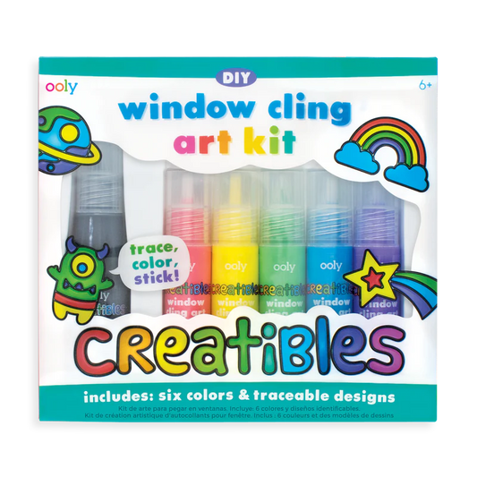OOLY - DIY Window Cling Art Kit (8 pc set)