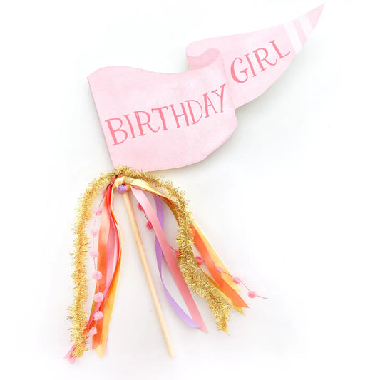 Cami Monet Pennant Flag - Birthday Girl