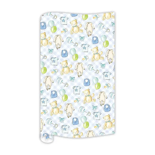 Rosanne Beck Wrapping Paper - Blue Baby