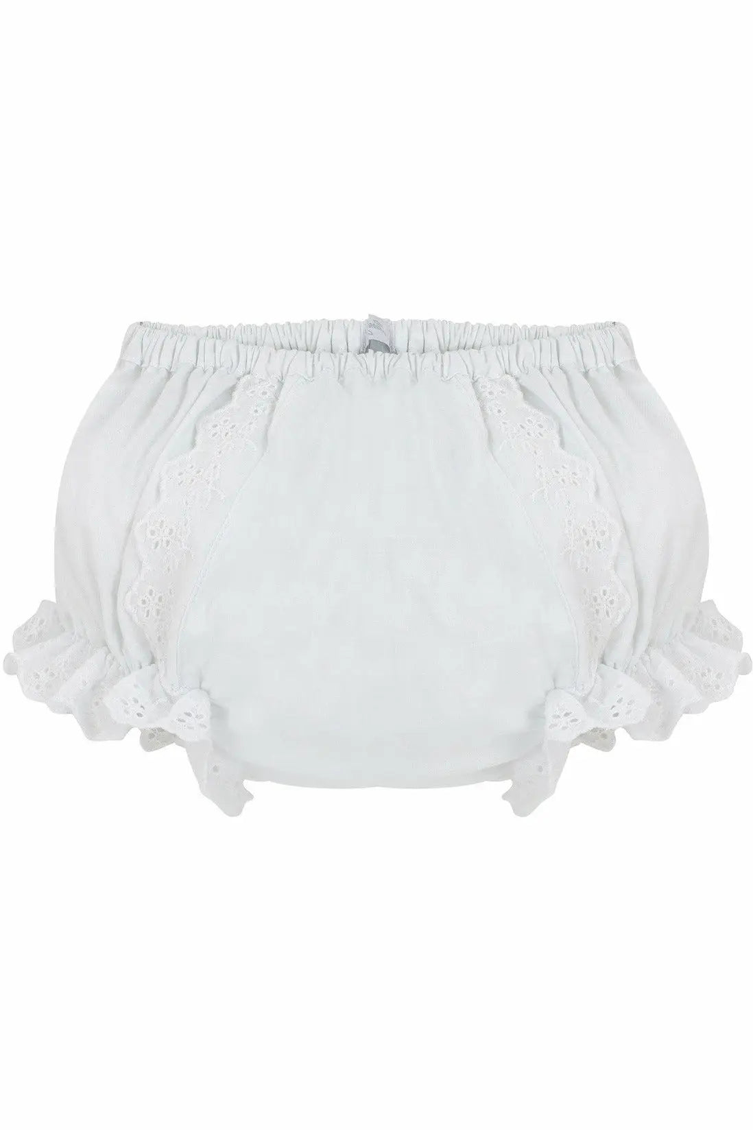 Julius Berger & Carriage Boutique - Baby Girl Floral Trim Bloomers