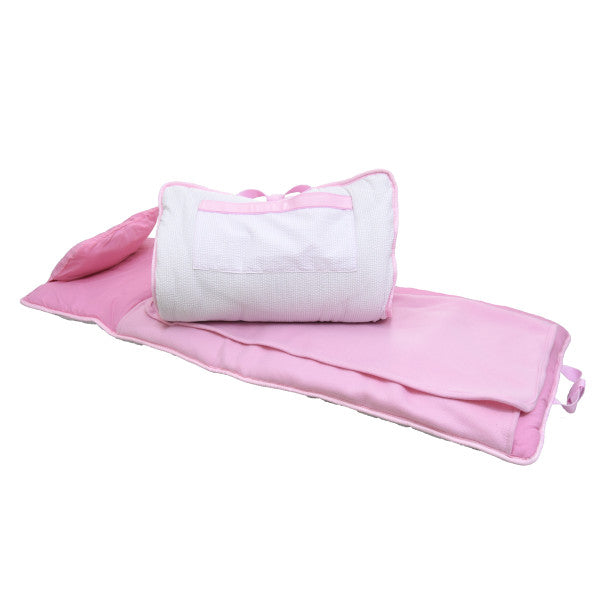 Pink Naps Mint - Pink Gingham Nap Roll – Picking Daisies Baby + Kids