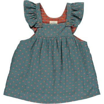 Vignette - Opal Dress - Teal Check