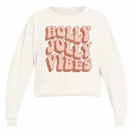 Tiny Whales - HOLLY JOLLY VIBES OVERSIZED LS TEE