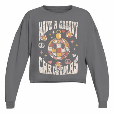 Tiny Whales - GROOVY CHRISTMAS OVERSIZED LS TEE
