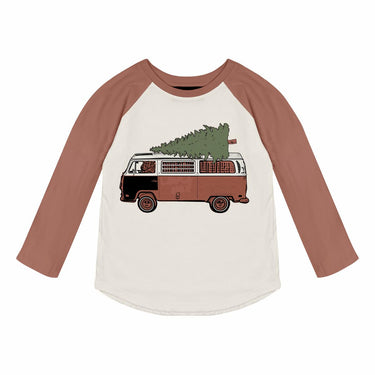 Tiny Whales - CHRISTMAS MOBILE RAGLAN LS