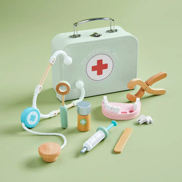 Mud Pie - Medical Kit Wood Toy Set