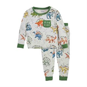 mud pie -  Green Dino Pajama Set