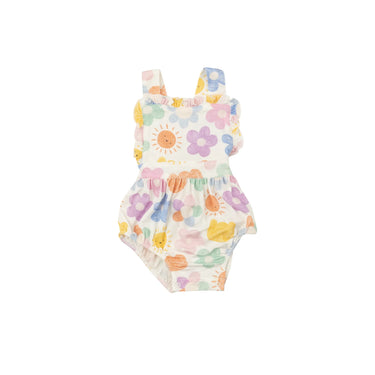Angel Dear - Ruffle Bib Bubble - Happy Suns
