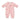 Angel Dear - VIntage Reindeer & Santa Pink - Long Sleeve Ruffle Collar Romper