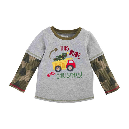 Mud Pie - Xmas Dude Construction Tee