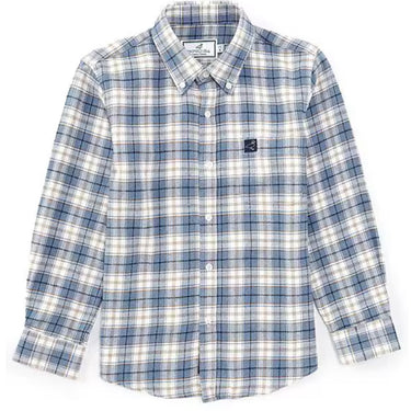 Properly Tied - Boys Classic Flannel Winter Breeze