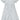 Petit Bebe -  Butterfly  Lt. Blue Print Dress Button Down w/ White Collar