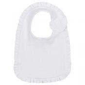 Blanks Boutique - White Baby Bib