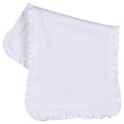 Blanks Boutique - White Baby Burp Cloth