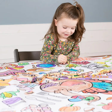 Creative Crayons Workshop - Thanksgiving Color-your-own-Table Cover