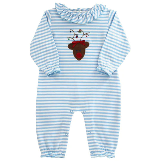 Bailey Boys - Reindeer Kendall Knit Romper