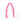 Wee Ones -Grosgrain and Ric-Rac Ribbon Streamer Hair Clip - Light Pink