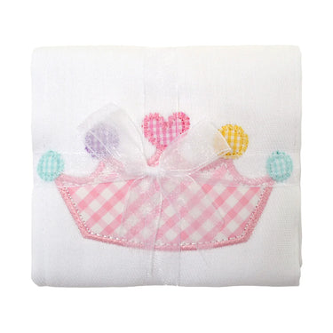 3 Marthas -  Applique Burp - Princess
