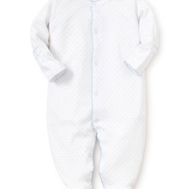 Kissy Kissy - Dots Print Footie - White/Blue