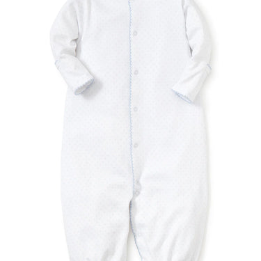 Kissy Kissy - New Kissy Dots Print Converter Gown  -  White/Lt Blue
