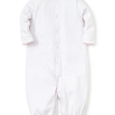 Kissy Kissy - New Kissy Dots Print Converter Gown  -  White/Pink