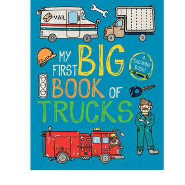 Simon and Schuster - My First Big Book of Trucks Coloring Book