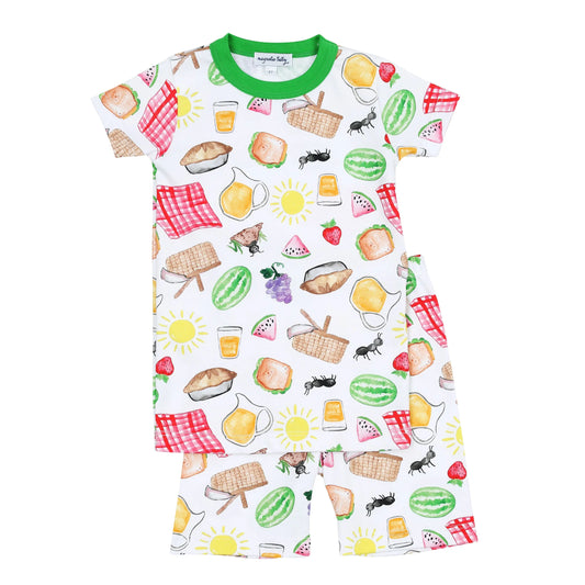 Magnolia Baby - Picnic Time. Short Pajamas