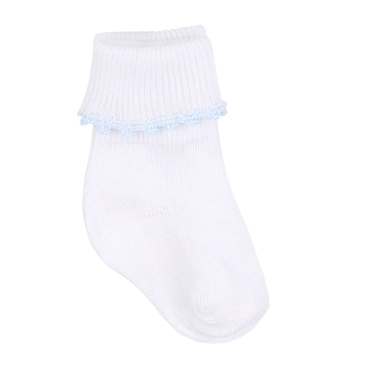 Magnolia Baby -  Baby Joy Fall 23 Embroidery Socks - Pink, Blue or Yellow