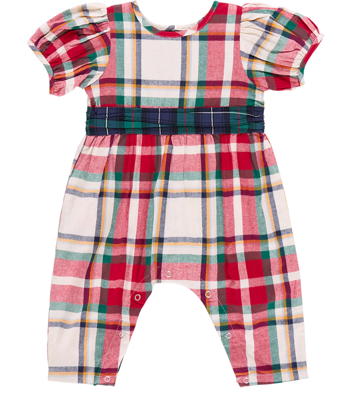 Pink Chicken - Baby Girls Ruby Jumper Holiday Tartan