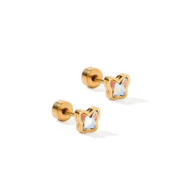 Linny Co - Polly Butterfly Screwback Stud Earrings